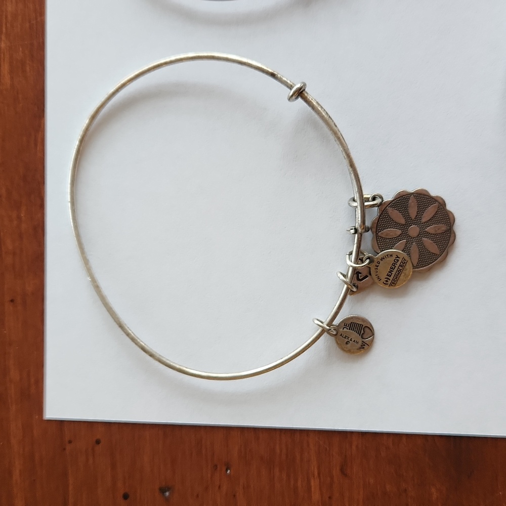Set of 8 Alex and Ani bracelets